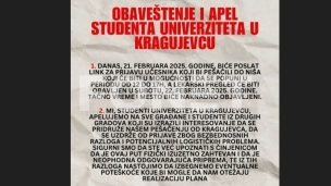 Prijave za marš Kragujevac - Niš